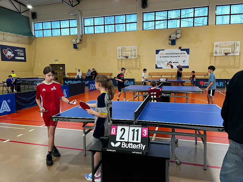 Mistrzostwa Gdyni w tenisie stołowym 17.11.2025 r. - zdjęcie 1